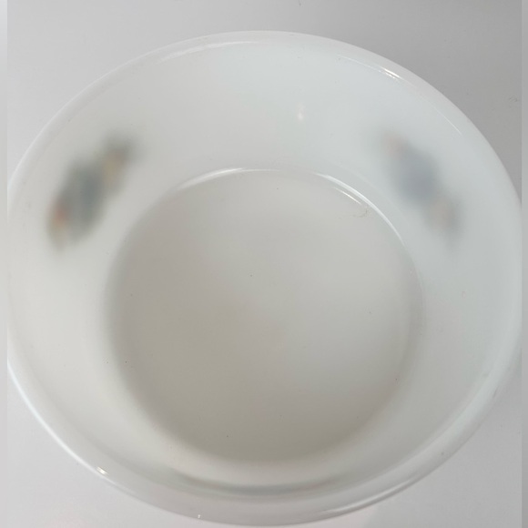 Arcopal Fruits de France large milk glass serving bowl, Vintage, 70s, Casserole - Picture 3 of 7